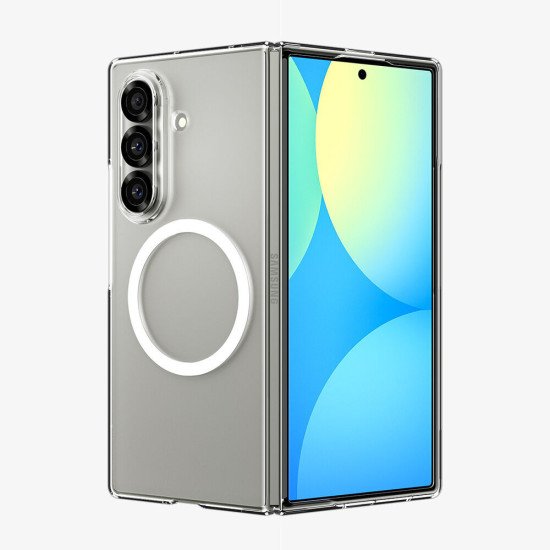Spigen Air Skin (MagFit) coque de protection pour téléphones portables 20,3 cm (8") Housse Transparent, Blanc