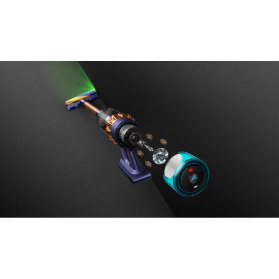 Dyson Gen5detect Batterie Sec HEPA Sans sac Bleu, Cuivre