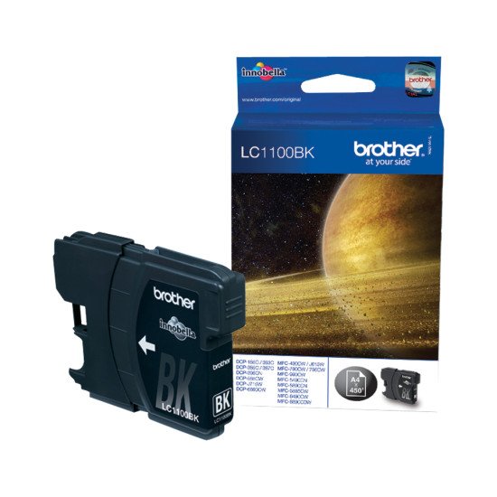 Brother LC-1100BK Black Ink Cartridge Original Noir 1 pièce(s)