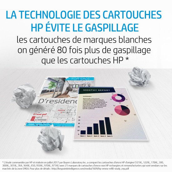 HP 364XL cartouche d'encre noir grande capacité authentique