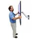 Ergotron Interactive Arm, HD 139,7 cm (55") Aluminium