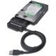 Digitus USB 3.0 - IDE & SATA USB 3.0, M 2.5/3.5 IDE & SATA Noir