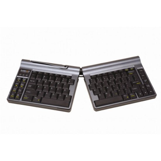 BakkerElkhuizen Goldtouch Travel Go Clavier USB Gris QWERTY UK