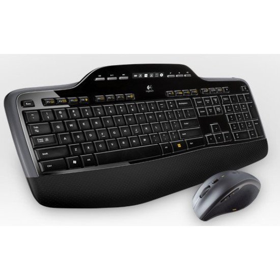 Logitech MK710 Ensemble clavier et souris sans fil Noir QWERTY US Int Noir