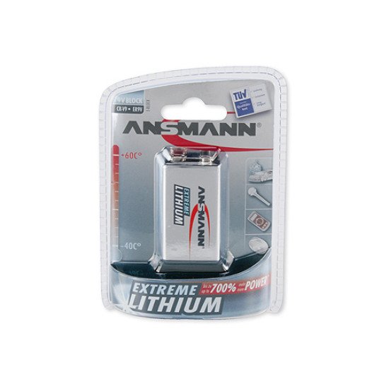 Ansmann 9V E-Block Batterie à usage unique Lithium