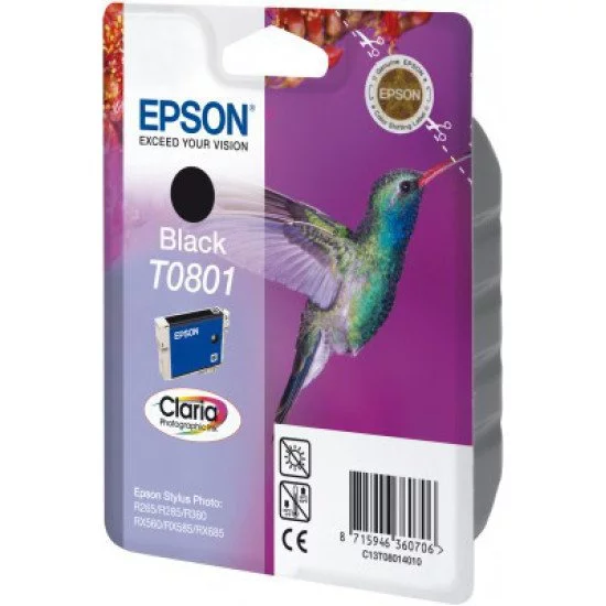 Epson T0801 Cartouche encre Noir Epson T0801 Cartouche encre Noir