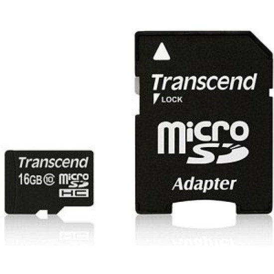 Transcend 16GB microSDHC Class 10 UHS-I 16 Go MLC Classe 10