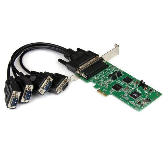 StarTech.com Carte PCI Express Série 4 ports - 2x RS232 et 2x RS422 / RS485