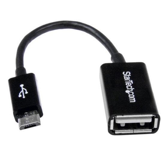 StarTech.com Câble adaptateur Micro USB vers USB Host OTG de 12cm - Mâle / Femelle