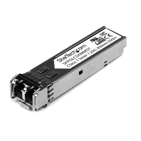 StarTech.com Module de transceiver SFP à fibre optique Gigabit - Compatible Cisco GLC-SX-MM - Multimode LC - Mini-GBIC - 550 m
