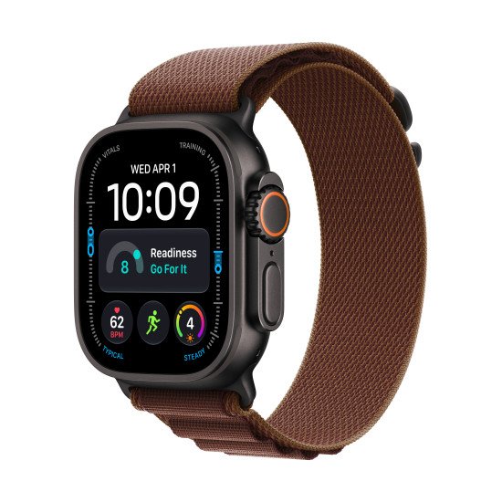 Apple Watch Ultra 4 OLED 49 mm Numérique 422 x 514 pixels Écran tactile 5G Noir Wifi GPS (satellite)