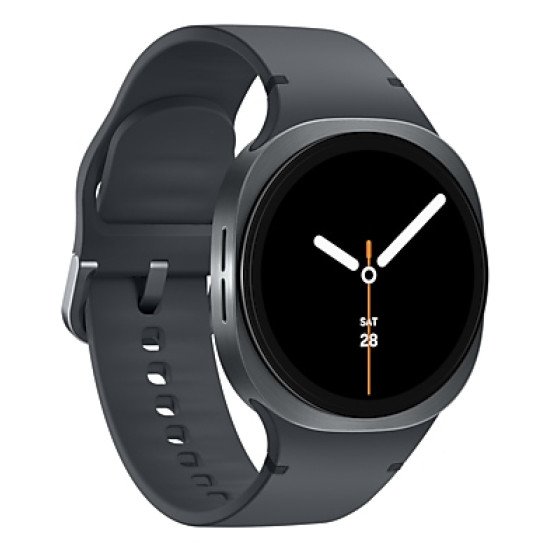 Samsung Galaxy Watch 8 3,3 cm (1.3") AMOLED 40 mm Numérique 438 x 438 pixels Écran tactile 4G Graphite Wifi GPS (satellite)