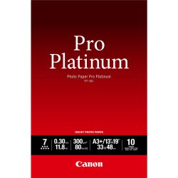 Canon Papier photo professionnel Platinum A3 Plus PT-101 - 10 feuilles Canon Papier photo professionnel Platinum A3 Plus PT-101 - 10 feuilles