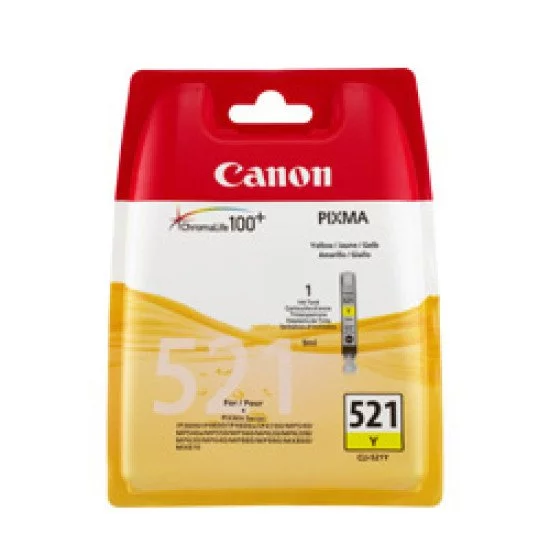 Canon CLI-521 Cartouche encre / Jaune Canon CLI-521 Cartouche encre / Jaune