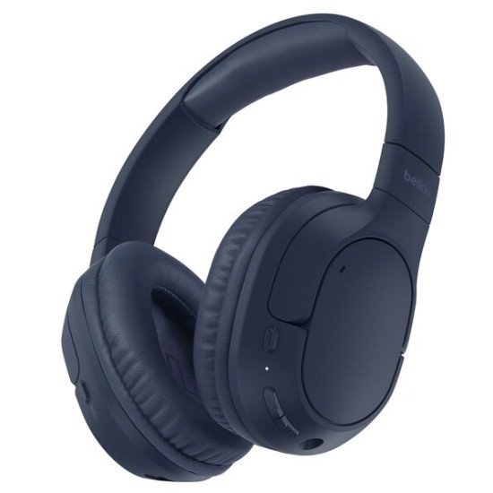 Belkin AUD009HQBL écouteur/casque Écouteurs Sans fil Arceau Appels/Musique USB Type-C Bluetooth Bleu Belkin AUD009HQBL écouteur/casque Écouteurs Sans fil Arceau Appels/Musique USB Type-C Bluetooth Bleu