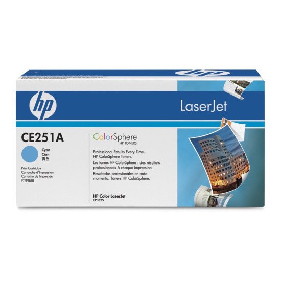 HP 504A / CE251A Toner Cyan