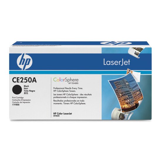 HP 504A / CE250A Toner Noir