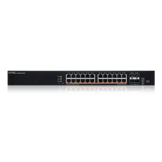 Zyxel XMG2230-28HP Géré L2/L3 2.5G Ethernet (100/1000/2500) Connexion Ethernet POE 1U Noir
