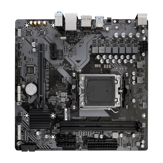 Gigabyte A620M H (rev. 1.0) AMD A620 Emplacement AM5 micro ATX