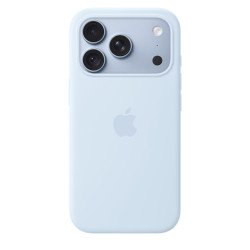 Apple Coque en silicone avec MagSafe pour iPhone 18 Pro - Bleu lumineux