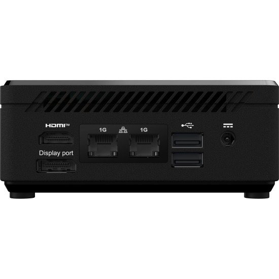 MSI Cubi N ADL S-217DE PC/poste de travail Intel® N N200 8 Go DDR4-SDRAM 256 Go SSD Windows 11 Pro Mini PC Noir MSI Cubi N ADL S-217DE PC/poste de travail Intel® N N200 8 Go DDR4-SDRAM 256 Go SSD Windows 11 Pro Mini PC Noir