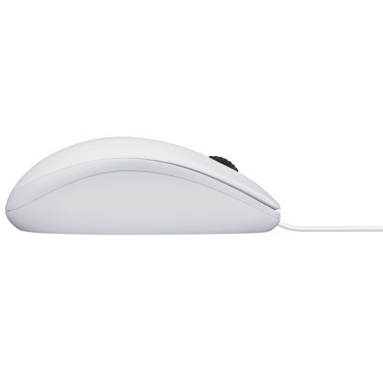 Logitech B100 souris USB Optique 800 DPI blanc