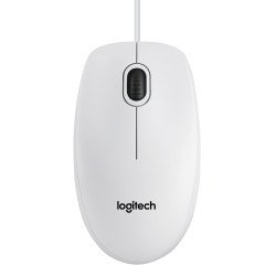 Logitech B100 souris USB Optique 800 DPI blanc Logitech B100 souris USB Optique 800 DPI blanc