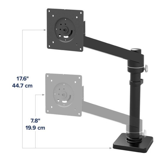 Ergotron NX Series NX MONITOR ARM BLACK 86,4 cm (34") Noir Bureau