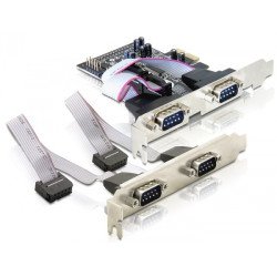 DeLOCK 4 x serial PCI Express card carte et adaptateur d'interfaces DeLOCK 4 x serial PCI Express card carte et adaptateur d'interfaces