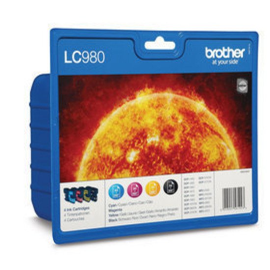 Brother LC-980VALBP cartouche encre / Multipack / Noir, cyan, magenta, Jaune