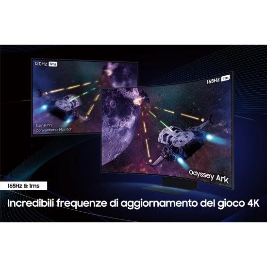 Samsung Odyssey S55CG970NU écran PC 139,7 cm (55") 3840 x 2160 pixels 4K Ultra HD LED Noir Samsung Odyssey S55CG970NU écran PC 139,7 cm (55") 3840 x 2160 pixels 4K Ultra HD LED Noir