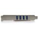 StarTech.com Carte contrôleur PCI à 4 ports USB 3.0 SuperSpeed - Adaptateur PCI avec alimentation SATA / SP4 StarTech.com Carte contrôleur PCI à 4 ports USB 3.0 SuperSpeed - Adaptateur PCI avec alimentation SATA / SP4