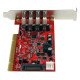 StarTech.com Carte contrôleur PCI à 4 ports USB 3.0 SuperSpeed - Adaptateur PCI avec alimentation SATA / SP4 StarTech.com Carte contrôleur PCI à 4 ports USB 3.0 SuperSpeed - Adaptateur PCI avec alimentation SATA / SP4