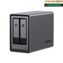 Ugreen NASync DXP2800 NAS System 2-Bay Compact Intel® N N100 8 Go DDR5 0 To UGOS Pro Noir