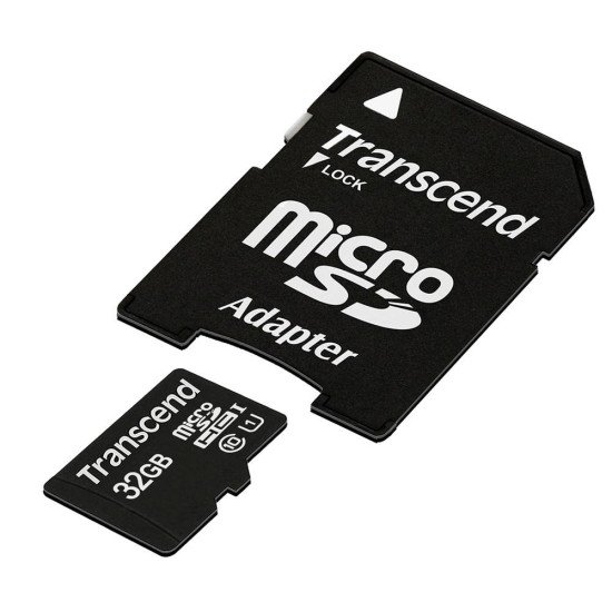 Transcend 32GB microSDHC Class 10 UHS-I mémoire flash 32 Go Classe 10