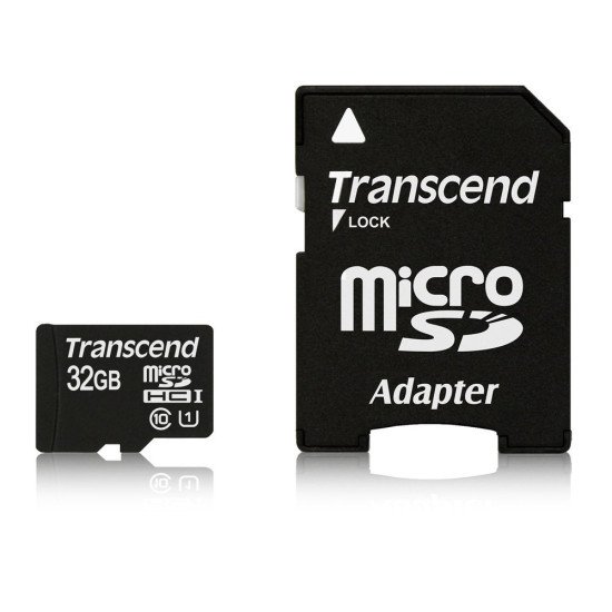 Transcend 32GB microSDHC Class 10 UHS-I mémoire flash 32 Go Classe 10 Transcend 32GB microSDHC Class 10 UHS-I mémoire flash 32 Go Classe 10