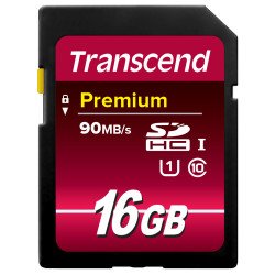 Transcend 16GB SDHC Class 10 UHS-I 16 Go NAND Classe 10