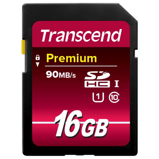 Transcend 16GB SDHC Class 10 UHS-I 16 Go NAND Classe 10