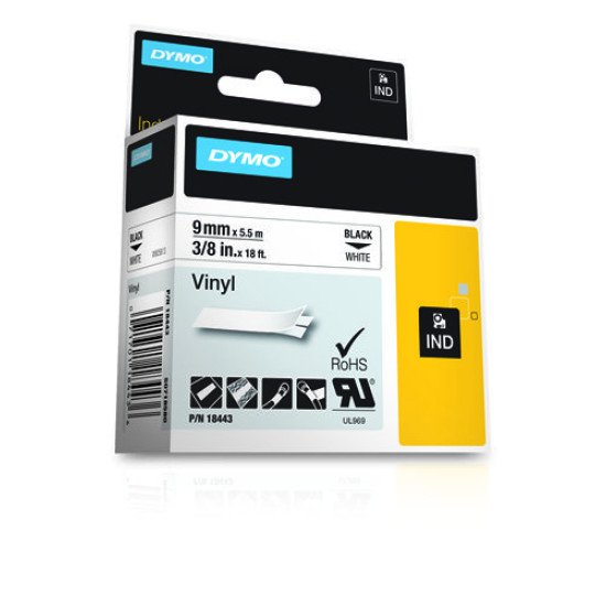 DYMO Étiquettes en vinyle IND