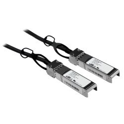 StarTech.com Câble réseau passif SFP+ 10 GbE à connexion directe twinax en cuivre de 1 m compatible Cisco SFP-H10GB-CU1M StarTech.com Câble réseau passif SFP+ 10 GbE à connexion directe twinax en cuivre de 1 m compatible Cisco SFP-H10GB-CU1M