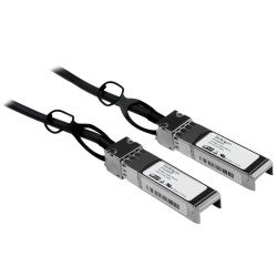 StarTech.com Câble réseau passif SFP+ 10 GbE à connexion directe twinax en cuivre de 2 m compatible Cisco SFP-H10GB-CU2M StarTech.com Câble réseau passif SFP+ 10 GbE à connexion directe twinax en cuivre de 2 m compatible Cisco SFP-H10GB-CU2M