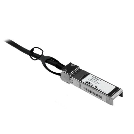 StarTech.com Câble réseau passif SFP+ 10 GbE à connexion directe twinax en cuivre de 5 m compatible Cisco SFP-H10GB-CU5M