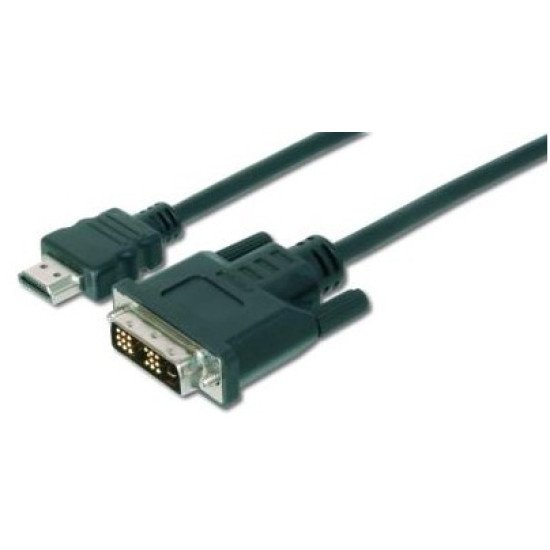 ASSMANN Electronic AK-330300-020-S câble vidéo et adaptateur 2 m HDMI DVI-D Noir