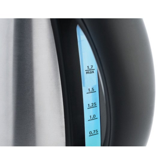 WMF Stelio 0413020012 bouilloire 1,7 L 2400 W Noir, Acier inoxydable WMF Stelio 0413020012 bouilloire 1,7 L 2400 W Noir, Acier inoxydable