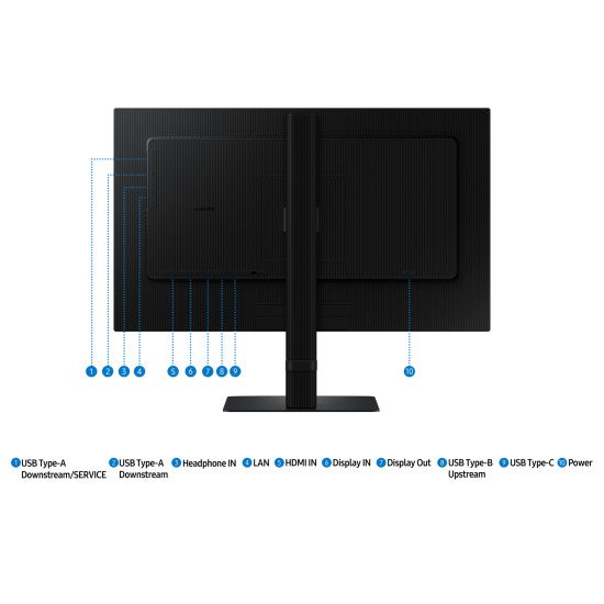 Samsung Écran PC Professionnel 24" ViewFinity S6 S60UD QHD 100Hz