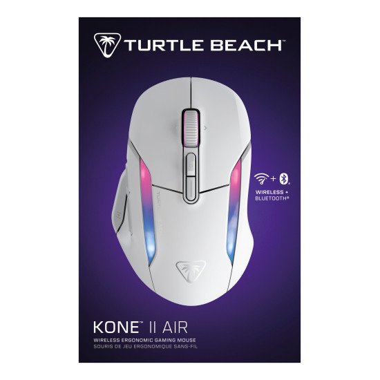 Turtle Beach Kone II Air souris Jouer Droitier RF sans fil + Bluetooth Optique 26000 DPI Turtle Beach Kone II Air souris Jouer Droitier RF sans fil + Bluetooth Optique 26000 DPI
