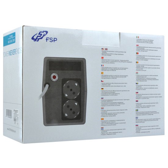 FSP/Fortron FP 800 0,8 kVA 480 W 2 sortie(s) CA FSP/Fortron FP 800 0,8 kVA 480 W 2 sortie(s) CA