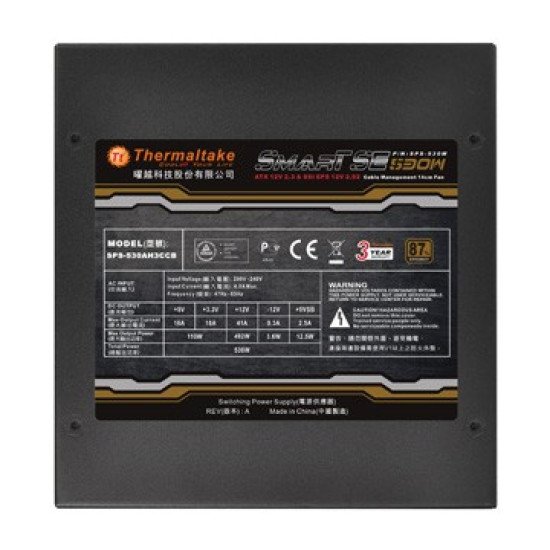 Thermaltake Smart SE unité d'alimentation d'énergie 530 W 20+4 pin ATX ATX Noir