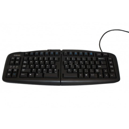 BakkerElkhuizen Goldtouch Adjustable V2 Clavier USB+PS/2 Noir AZERTY FR