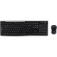 Logitech LGT-MK270 ensemble clavier et souris sans fil Noir QWERTY US Int